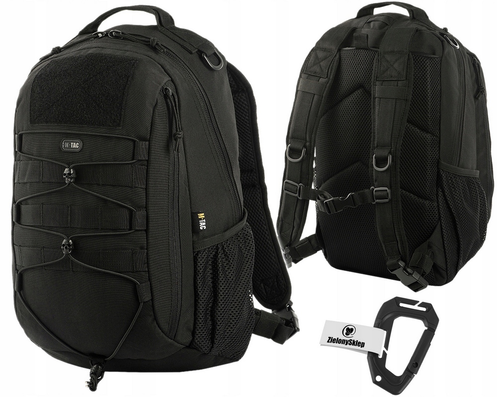 Mestský taktický batoh M-Tac Urban Line Force Pack a karabína Dominator Tactical